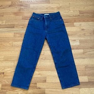 Madewell Perfect Petite Vintage Straight Crop Jean